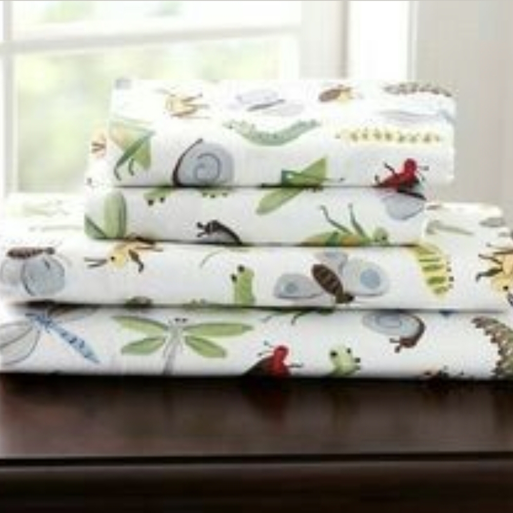 Kids' Insect Print Bedding Set